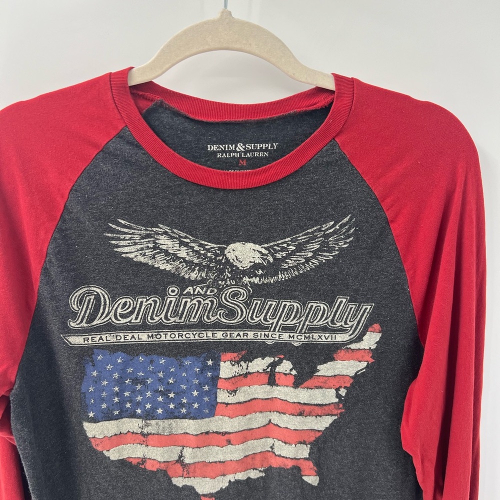 Denim & Supply Ralph Lauren Americana baseball tee - Picture 3 of 10